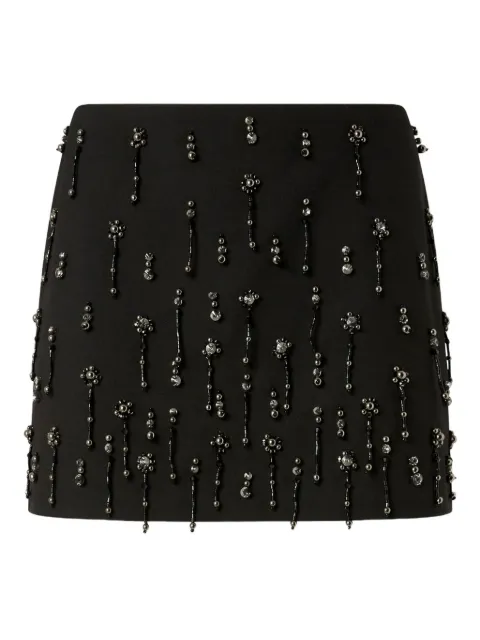 PINKO beaded-embellished mini skirt Black 105496A2PN