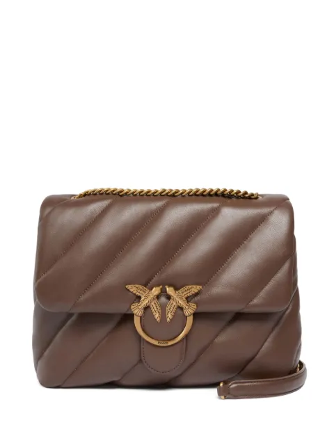 PINKO large shoulder bag Love Bag Puff maxi quilt Brown 100037A0F2