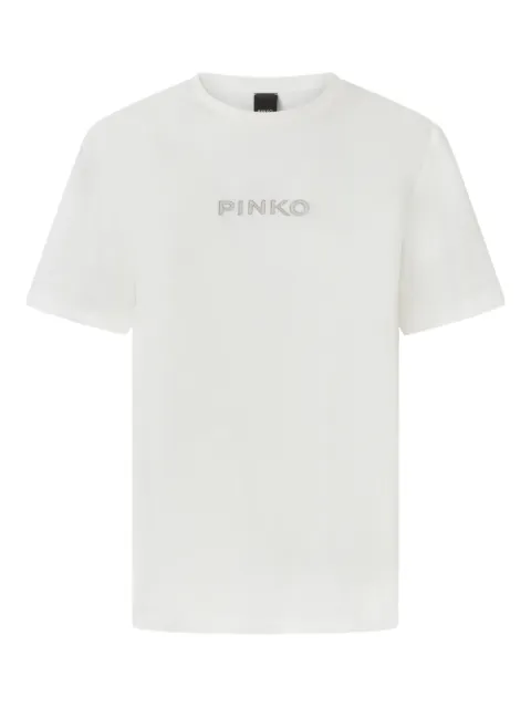 PINKO embroidered logo t-shirt White 105526A2S1