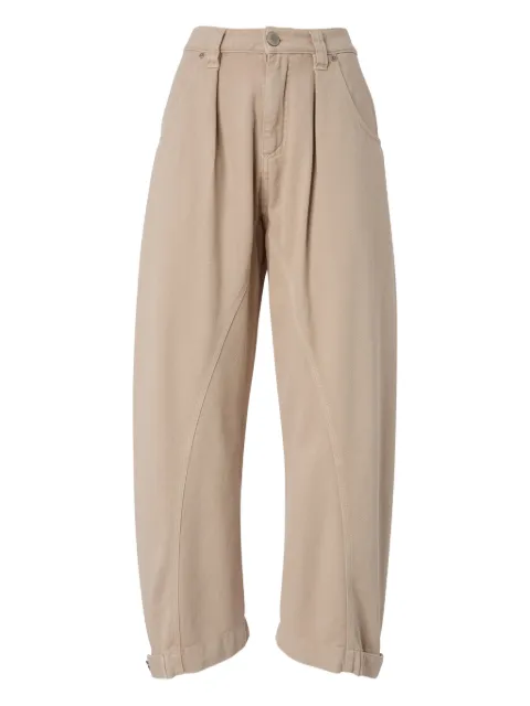 PINKO pleated wide-leg jeans Neutrals 105681A2U1