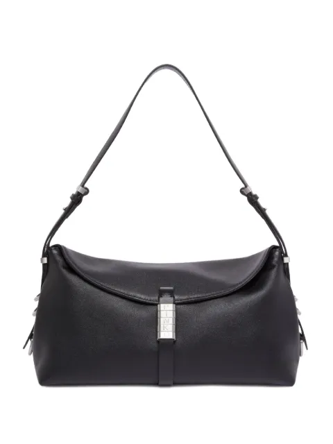 PINKO medium leather saddle bag shoulder bag Black 105049A1ZX
