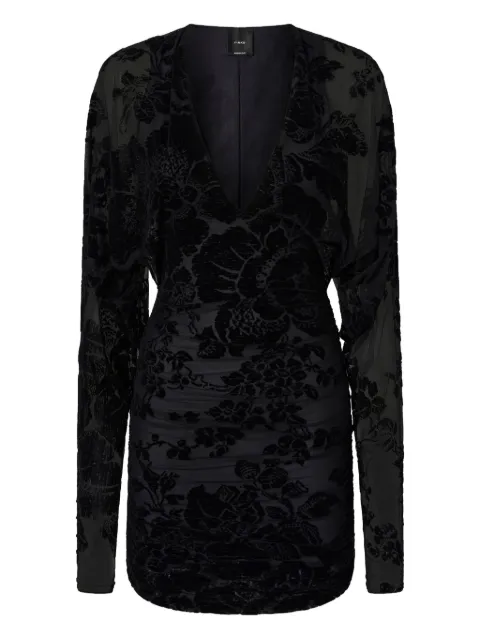 PINKO floral-pattern dress Black 105624A2QD