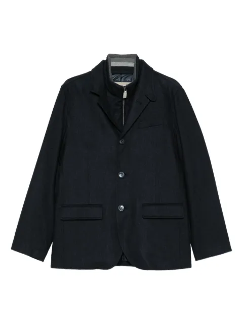 Herno three-button zipped jacket Blue GA00015UR38087