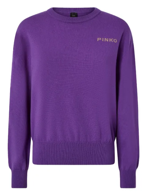 PINKO Love Birds sweater Purple 105561A2SI