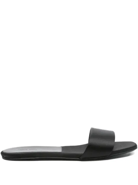 Loulou Stella satin-band slides Black STELLA