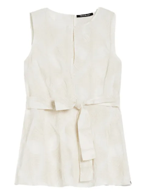 Pennyblack patterned-jacquard belted vest Neutrals VANITY001