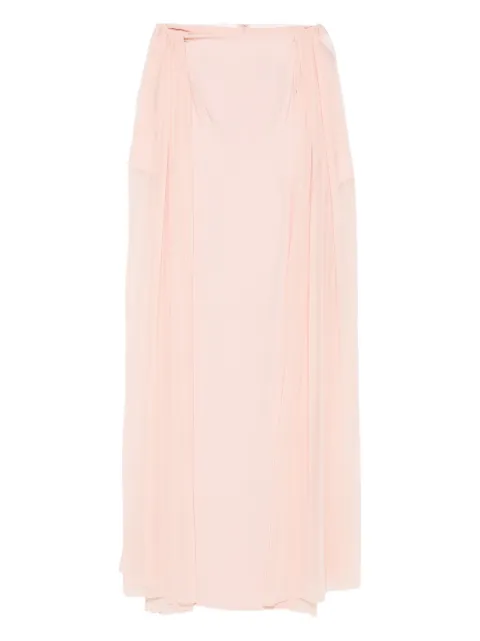 Nicole Miller cape long-sleeve maxi dress Pink NM225AL365F