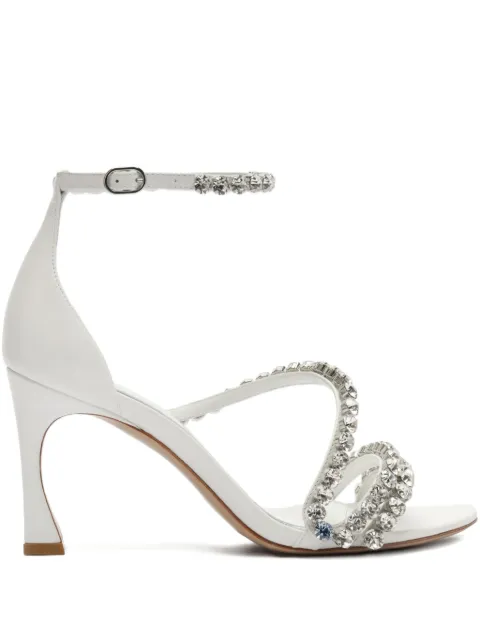 Alexandre Birman 85mm Something Blue sandals White B354810039