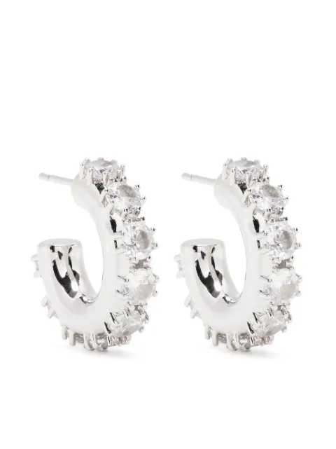 Justine Clenquet Nina medium earrings Silver NINAMEDIUMEARRINGSPLD