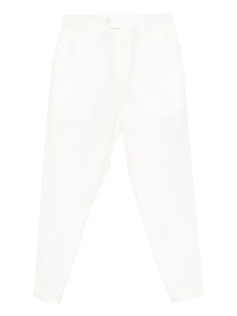 YES LONDON button-fly trousers White XP3291BC