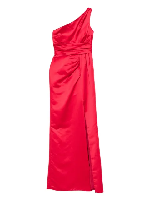Nicole Miller one-shoulder satin dress Pink NM225BB2715