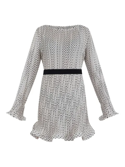 SIMONA CORSELLINI polka-dot mini dress Neutrals P25CPAB00901V0359