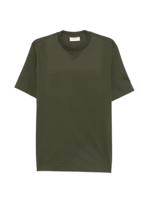 YES LONDON crew-neck short-sleeve T-shirt Green XM4171