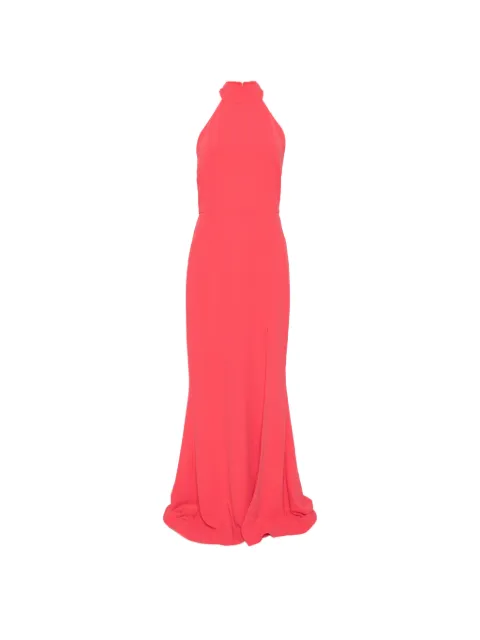 Nicole Miller sleeveless bow-detail maxi dress Red NM225AS2696