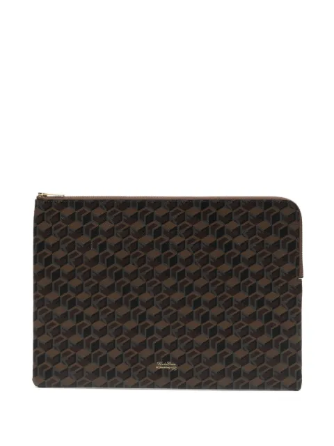 Undercover monogram clutch bag Brown UCU9P9301