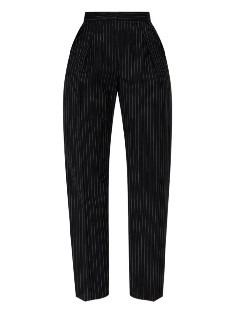 Max Mara pinstripe wool pants Black 2521136021600
