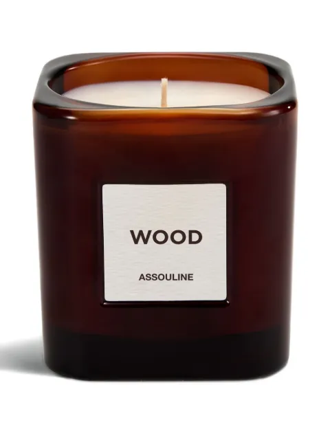 Assouline Library Wood scented candle (260g) Brown 882664009939