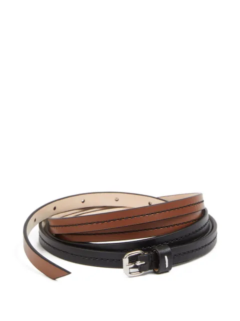 Maison Margiela reversible leather belt Black SA1TP0019P8222
