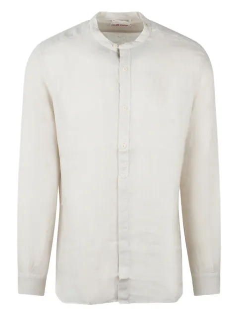 MC2 Saint Barth mandarin-collar shirt White NAX0001