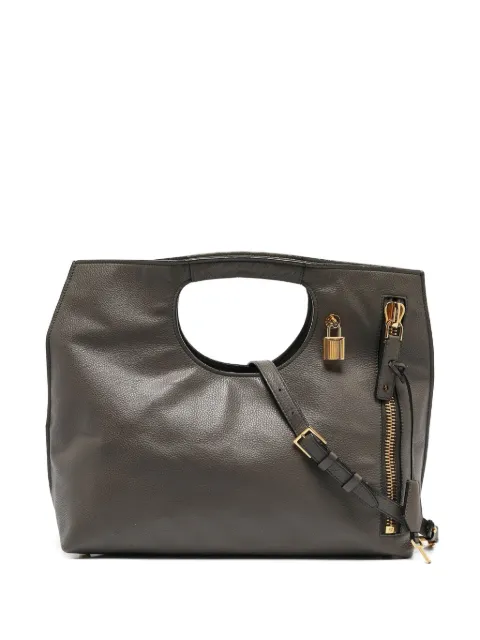 Tom Ford Pre-Owned pre-owned Alix padlock tote bag Grey 1117040
