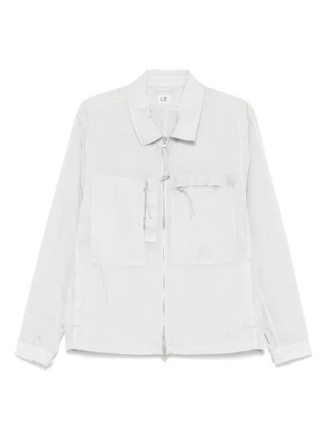 C.P. Company zip-up bomber jacket Grey 18CMOS092A005904G