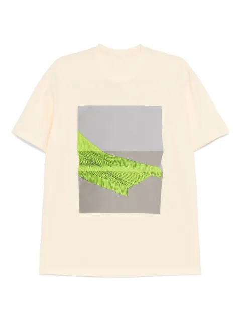JNBY graphic-printed T-shirt Yellow 5P5112700
