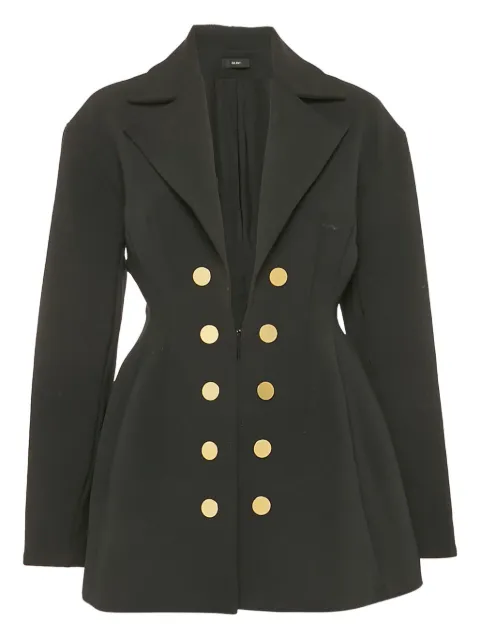Ellery pre-owned flared button-detail jacket Black 1108637