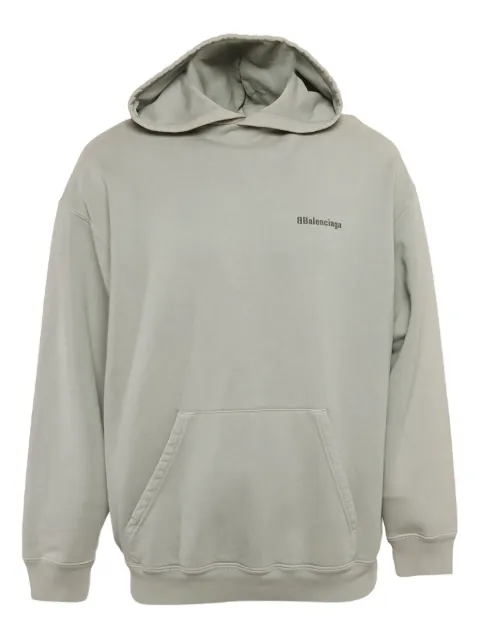 Balenciaga Pre-Owned cotton hoodie Grey 1118148