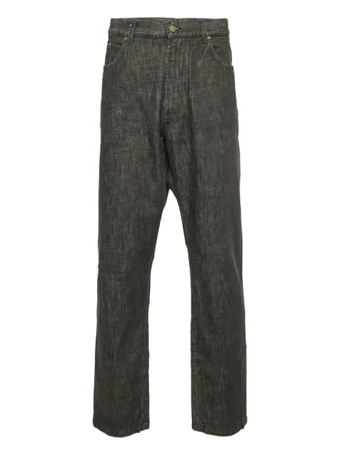 Zegna pre-owned cotton trousers Black 1079885