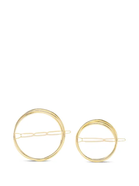 Cult Gaia circular hair clips (set of two) Gold 1093255