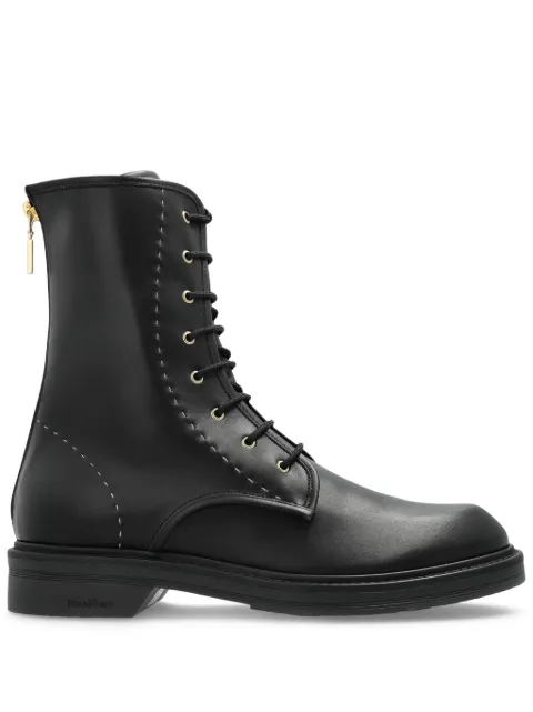 Max Mara lace-up combat boots Black 2524796031600