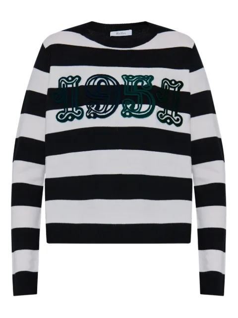 Max Mara Viterbo striped sweater Black 2521366091600