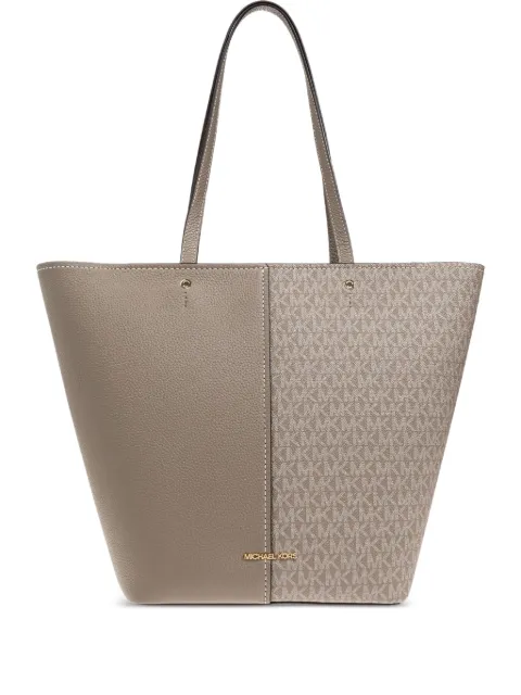 Michael Michael Kors logo-print canvas tote bag Brown 30T5GFFT3B