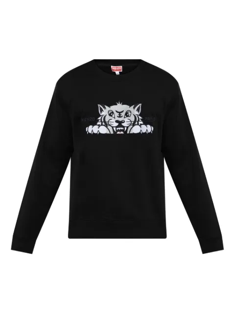 Kenzo Happy Tiger sweatshirt Black FF65SW1504MF