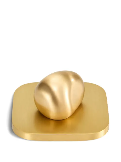 Assouline Library Pebble candle lid Gold 882664012380