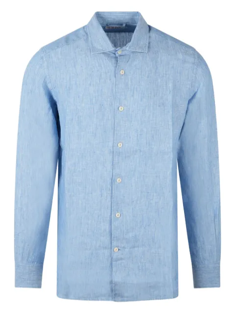 MC2 Saint Barth linen shirt Blue PAMP001