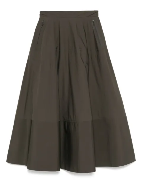 LESS cotton skirt Green 2P5D11980