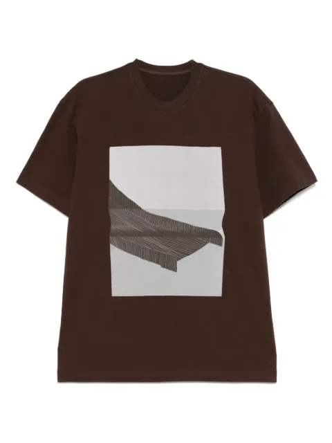 JNBY graphic-printed T-shirt Brown 5P5112700