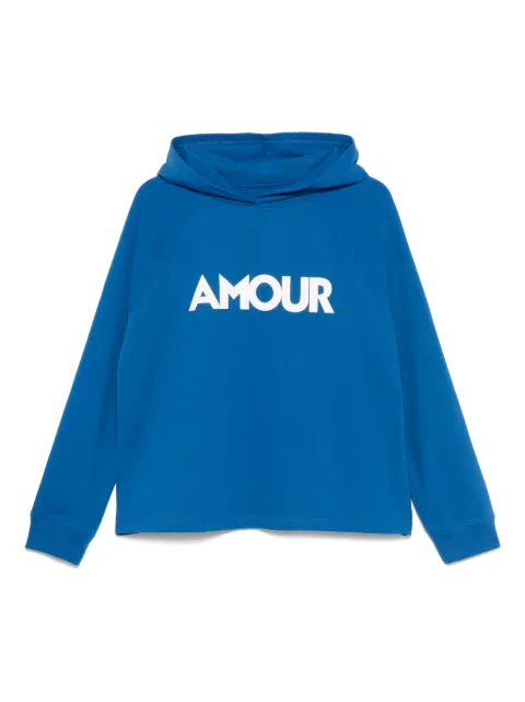 Juvia cotton-blend hoodie Blue 8202335608