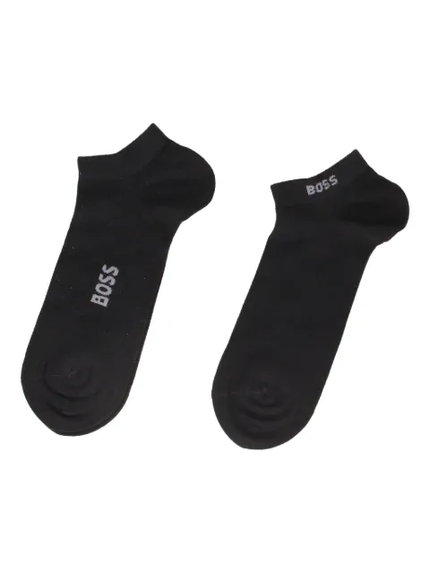 BOSS logo-embroidered socks Black 50538188