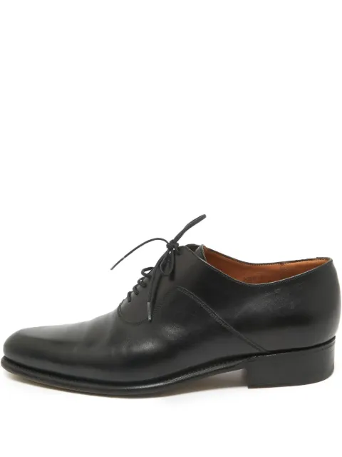 JW Anderson leather lace-up Oxford shoes Black 1055784