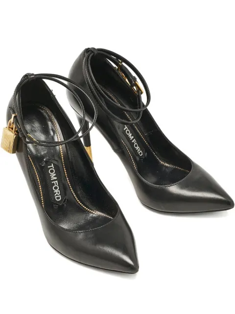 Tom Ford Vintage 110mm leather heeled pumps Black 1114549