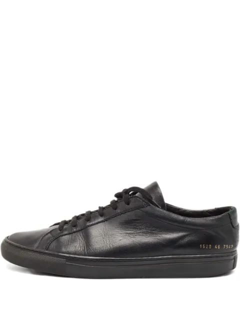 Common Projects Achilles leather sneakers Black 1117738