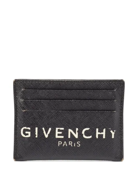 Givenchy Pre-Owned leather card holder Black 978973