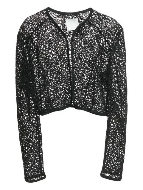 Ingie Paris pre-owned guipure top Black 1093785