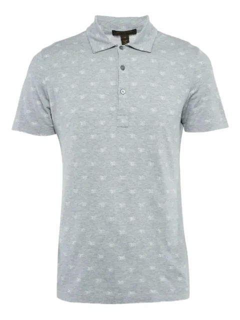 Louis Vuitton Pre-Owned 2024 monogram polo shirt Grey 1124060