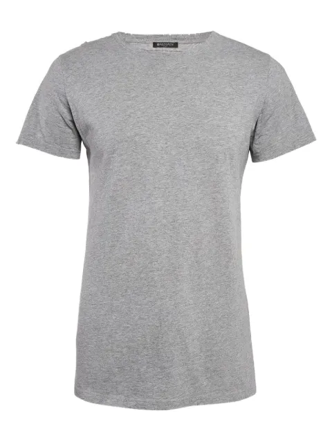 Balmain Pre-Owned cotton T-shirt Grey 1091640