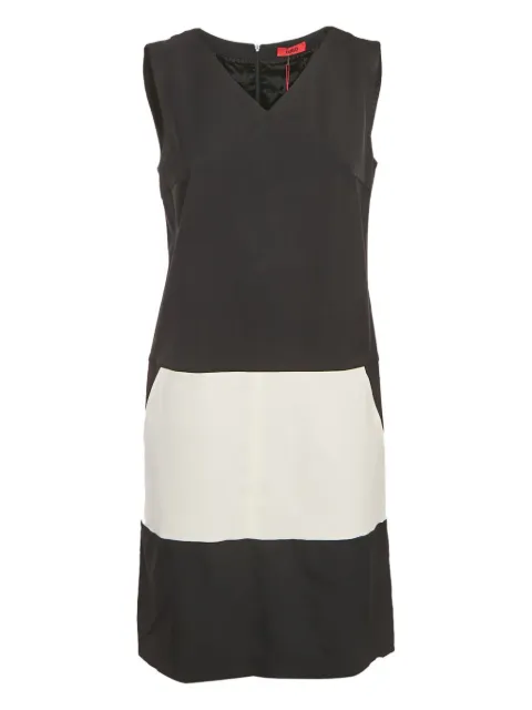 BOSS GREEN HUGO BOSS two-tone design dress Black 1130677