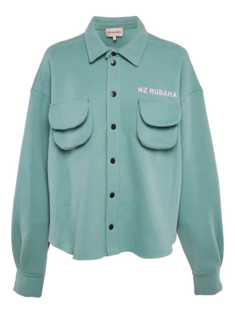 Natasha Zinko cotton-blend jacket Blue 1105806