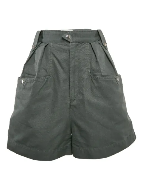 Isabel Marant Vintage pleat-detailing shorts Green 1093691